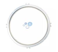 BildeeMait Joint d'étanchéité en silicone pour autocuiseur Ring 5L et 6L Modèles électriques 24cm OD, transparent, avec 4 accessoires