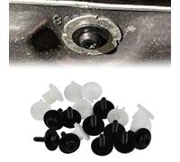 BildeeMait Kit de 10 œillets de vis pour tête Torx F-150 pour Escape for Fusion - pour Max pour Focus - Noir