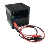 BildeeMait Kit de boîtier CNC en aluminium pour fournitures de bricolage, charge rapide, support de protocole PD, 84 x 83 x 90 mm, boîtier avec ports USB-A et Type-C noir