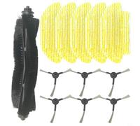 BildeeMait Kit de brosses latérales de rechange pour brosse principale RCV 3 RV3 Robot pour aspirateur, accessoires en nylon et microfibre pour nettoyage en profondeur des sols, installation simple (B