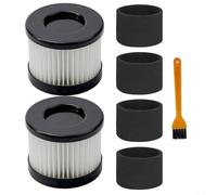 BildeeMait Kit de filtres pour aspirateur sans fil compact à main pour 49-90-1951 et 49-90-0160, comprend 2 filtres, une brosse de nettoyage et des manchons en mousse