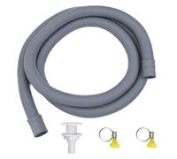 BildeeMait Kit d'installation de pompe de cale de 7,6 cm, pour bateaux, gris, 3 tuyaux d'identification de 10,2 cm, pour colliers de serrage en acier inoxydable, raccord traversant la coque