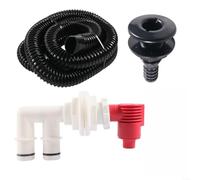 BildeeMait Kit d'oxygénation et de vidange pour bateau de pêche avec trou de montage de 25,7 mm (B)