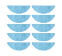 BildeeMait Lot de 10 serpillères en microfibre compatibles avec robot Tesvor M2 pour aspirateur, haute absorption pour pièces de rechange, 4 pièces