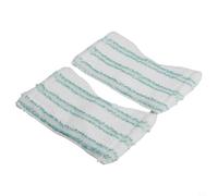 BildeeMait Lot de 2 housses de rechange en microfibre avec rabat pour essuie-glace Leifheit et baignoire, turquoise, lavables à 40 °C, haute eau et absorption de la saleté