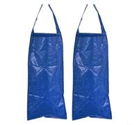 BildeeMait Lot de 2 sacs de plantation portables avec trous de drainage pour jardin et terrasse Bleu 25 x 60 cm