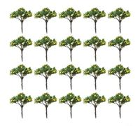 BildeeMait Lot de 20 arbres de paysage miniatures de 4 cm pour modèles de scène ferroviaire et d'architecture à l'échelle N