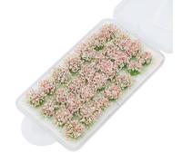 BildeeMait Lot de 28 fleurs statiques pour plantes de brousse - Hauteur : 10 - 11 mm - Pour modèles réduits - 1:35C1:87