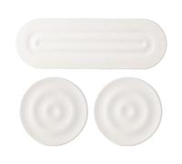 BildeeMait Lot de 3 plateaux de séchage en diatomite en pierre poreuse pour barres et éponges, accessoire de salle de bain propre, gris