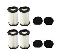 BildeeMait Lot de 4 filtres et éponges compatibles avec Cecotec pour Conga Thunderbrush 520/550/560 E et pour aspirateur Handyforce 2761 pour maintenir la pureté de l'air et un environnement plus