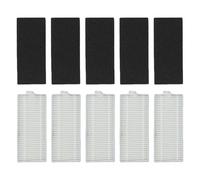 BildeeMait Lot de 5 filtres HEPA de rechange pour MEDION X20 SW+ MD 11415 et X21 SW+ MD 11500, blanc