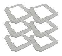 BildeeMait Lot de 6 tampons de nettoyage de rechange pour robot Liectroux YW509 pour aspirateur, lavables, en microfibre, sols et fenêtres
