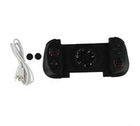 BildeeMait Manette de jeu mobile télescopique avec ventilateur de refroidissement, commutateur de manette de jeu 5.2, sans fil, blanc