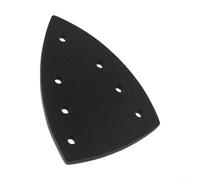 BildeeMait Patin de ponçage triangulaire 100 x 150 mm, 7 trous et boucle, EVA floqué de rechange pour accessoires de ponceuse électrique