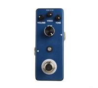 BildeeMait Pédale d'overdrive de style Dumble pour Rowin Dumble, effet guitare analogique authentique à faible distorsion avec voix True Bypass, Stompbox en métal compact pour musiciens, bleu