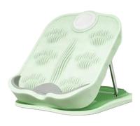 BildeeMait Planche d'étirement de mollet réglable à 18 niveaux - Plateforme d'exercice pliable avec texture de massage (A-vert)