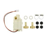 BildeeMait Pompe de circulation d'eau chaude solaire 12 V DC, 8 pour L min débit, tête de 3 m, 100 pour température maximale, silencieuse 30 dB, systèmes solaires thermiques