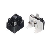 BildeeMait Relais de démarrage PTC 3 broches avec protection contre les surcharges 1 2 compresseurs de réfrigérateur, plastique-métal