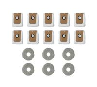 BildeeMait Sacs de rechange en fibre superfine et kit de chiffons pour Cecotec pour robot aspirateur Conga 11090 C, lot de 8 ou 16 pièces