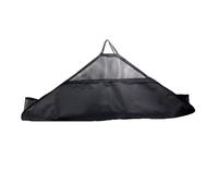 BildeeMait Sangle de pesée de pêche avec règle interne, pour tapis de décrochage en PVC robuste pour mesurer la protection des poissons, sac de transport portable pour la pêche en mer grossière, noir