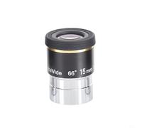 BildeeMait Télescope astronomique ultra large de 66 degrés en métal 6 mm pour vision profonde et paysage, noir (15 mm)