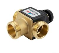 BildeeMait Vanne de mélange thermostatique pour système de douche, tuyau de contrôle de température de l'eau, régulateur d'eau chaude et froide à 3 voies pour systèmes d'eau chaude (DN20)