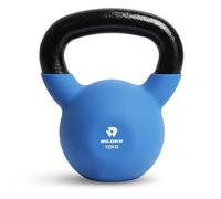 BILDER -Kettlebell 12 kg avec poignée ergonomique et antidérapante, poids en fonte avec revêtement en néoprène, idéal pour l'exercice et l'entraînement force cardio et fonctionnel, outils de gym à