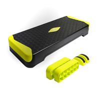 BILDER - Step & Balance Board 2 en 1 pour entraînement aérobie et d'équilibre, Stepper Fitness Accueil et Gym Antidérapant, Hauteur réglable - Améliore la Force et la coordination, Capacité de charge