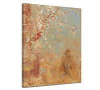 Bilderdepot24 Art Print - vieux maîtres - Odilon Redon - Arbre en fleur - 50x70 cm - Images sur toile - toile déco imprimée - tableau toile - photo sur toile - Photo murale de