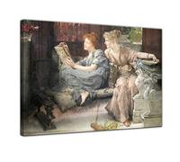 Bilderdepot24 Image sur toile - Lawrence Alma-Tadema - La comparaison en 70 x 50 cm - Décoration murale pour l'appartement vieux maître - 181238-70 x 50 cm