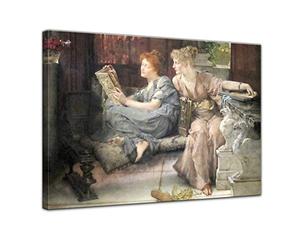 Bilderdepot24 Image sur toile - Lawrence Alma-Tadema - La comparaison en 70 x 50 cm - Décoration murale pour l'appartement vieux maître - 181238-70 x 50 cm