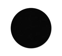 Bilderdepot24 Toile en Noir, paintable qualité Premium, monté sur Le châssis - Le Format Rond - Environ 60 cm - 330g/m² - complètement encadrée, 7 Couleurs Disponibles