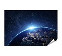 bilderfelix Poster La planète Terre vue de l'espace la nuit. Quelques éléments de ceci - Poster 90x60 cm