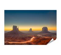 bilderfelix Poster Monument Valley Arizona USA crépuscule - Poster 130x90 cm
