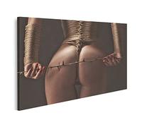 bilderfelix Tableau sur toile Art érotique Gros plan Mains attachées Bondage Sexy - Toile 100x57 cm