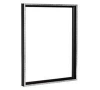 Bildershop-24 Cadre Creux Lamia pour châssis et Toiles XXL à Monter soi-même 35x35cm Argent Noir Antique