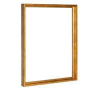Bildershop-24 Cadre Creux Lamia pour châssis et Toiles XXL à Monter soi-même 45x80cm Feuille d'or (décor)