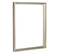 Bildershop-24 Cadre Creux Lamia pour châssis et Toiles XXL à Monter soi-même 70x140cm Argent Antique