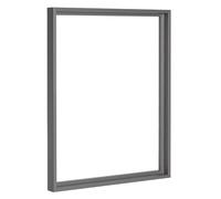 Bildershop-24 Cadre Creux Lamia pour châssis et Toiles XXL à Monter soi-même 70x70cm Gris foncé