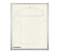 Bildershop-24 Cadre pour Objets 1,5 cm Plus Profond Cadre Photo VARIANTO35 40x40 cm Blanc Gris Antique avec Passe-Partout Blanc crème