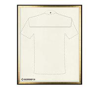 Bildershop-24 Cadre pour Objets 1,5 cm Plus Profond Cadre Photo VARIANTO35 40x40 cm Noir Or Antique avec Passe-Partout Blanc crème