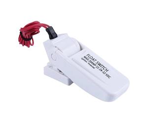 Bilge Pump FloatSwitch, 12V Waterproof Auto Drain Controller for Boats, Compact Marine Sensor with Sealed Wiring for Kayaks Fishing Vessels Pontoon Battery Systems Watercraft Use