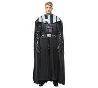 Bilicos Darth Outfit Suit Cosplay Costume Noir Homme XXL