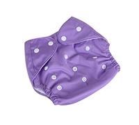 BILIKEYU Sous-vêtement d'entraînement pour nouveau-né - En coton - Boutons cachés - Coupe ample - Pour garçons et filles (violet, taille unique)