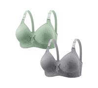 BILIKEYU Soutien-gorge sans armatures Bralette Grandes tailles Push Up Sexy Soutien-gorge quotidien Sous-vêtements Coton Rembourré Confort Respirant Doux Classique Bustier, Bronze-1, S