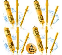 Bilinavy Lot de 4 bâtons minéraux pour Spa - pour Cartouche filtrante de Jacuzzi - Durée de Vie de 4 Mois - Jaune