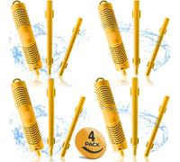 Bilinavy Lot de 4 bâtons minéraux pour Spa - pour Cartouche filtrante de Jacuzzi - Durée de Vie de 4 Mois - Jaune