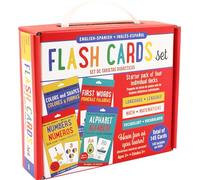 Bilingual Flash Cards Value Pack - Spanish and English (Includes Alphabet, Colors & Shapes, First Words, and Numbers) (Set of 4)