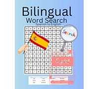 Bilingual Word Search Spanish to English.: Build Spanish and English language skills through interactive puzzles designed for effective learning.