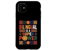 Bilingue est Une Superpuissance - Mois du Patrimoine hispanique Coque pour iPhone 11